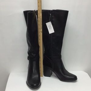 Naturalizer 'Joslynn' WIDE-CALF black tall boots size 10W